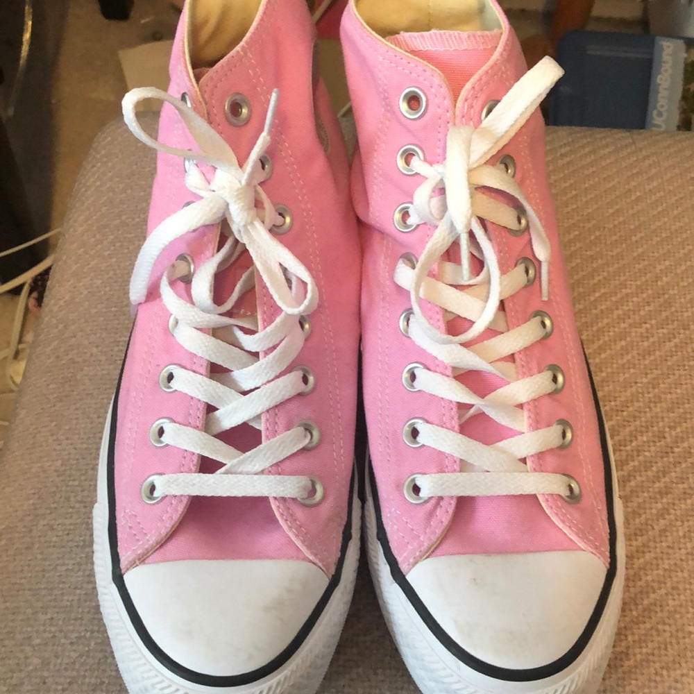 Pink High Top Converse